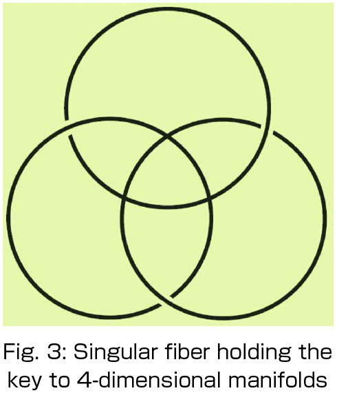 Fig. 3: Singular ﬁber holding the key to 4-dimensional manifolds