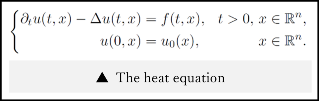 The heat equation